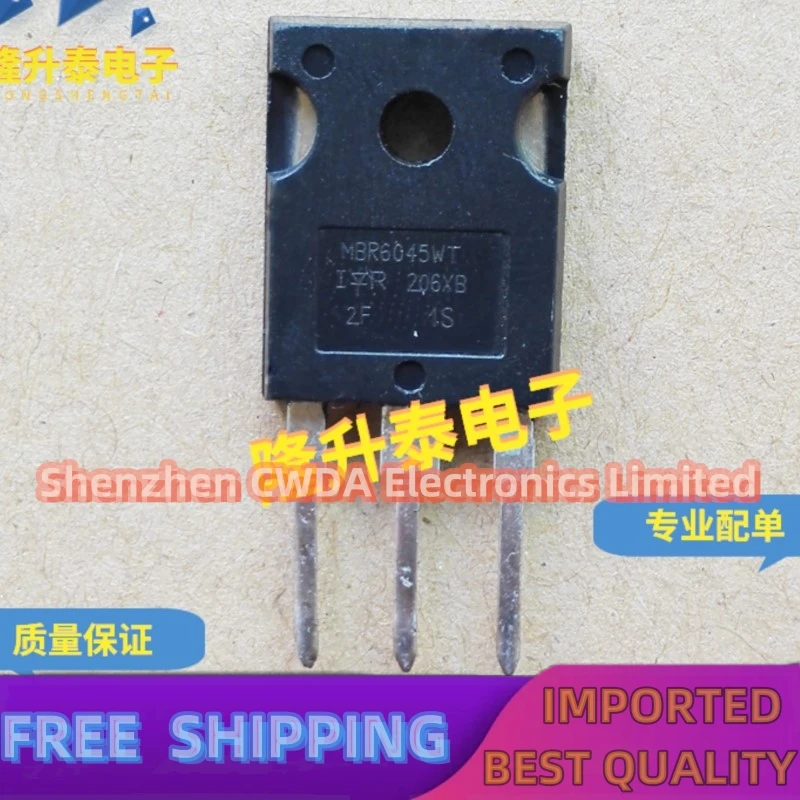 10PCS-20PCS   MBR6045WT IR TO-247  60A/45V  In Stock Can Be Purchased