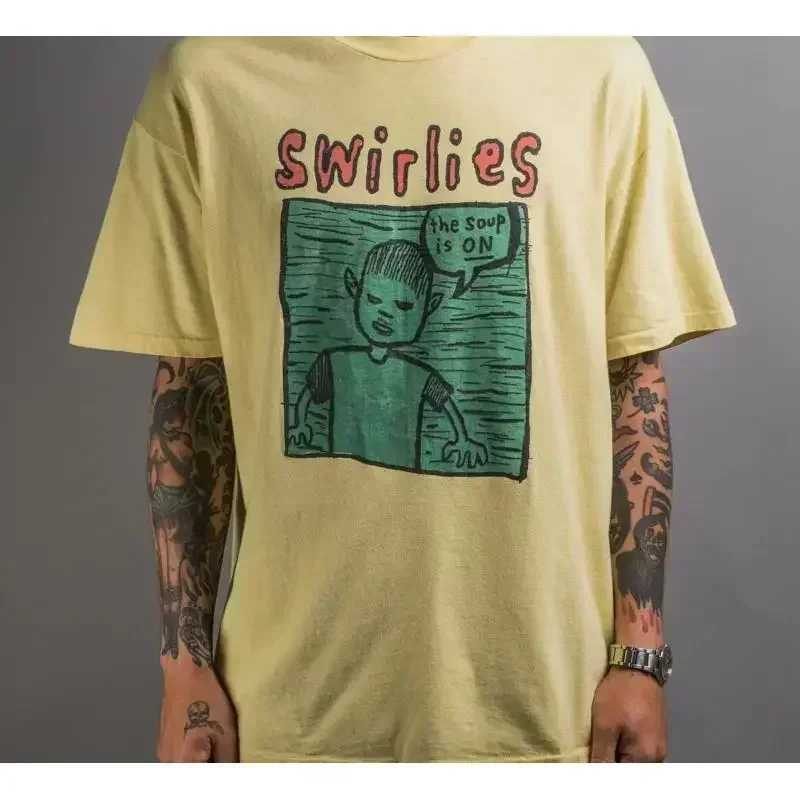 Swirlies Band The Soup Is On T Shirt Yellow Classic S 5Xl Gc1610