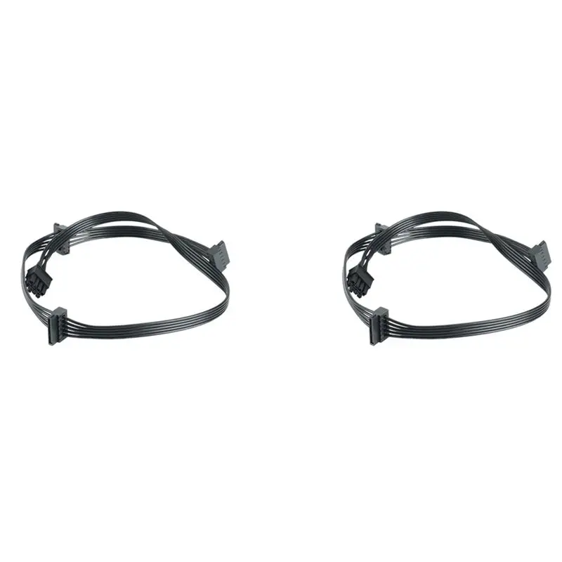 Exquisite-2X 8 Pin 1 To 3 Port SATA Driver Power Supply Cable For Cougar CMX1200 CMX1000 CMX800 CMX700 CMX550