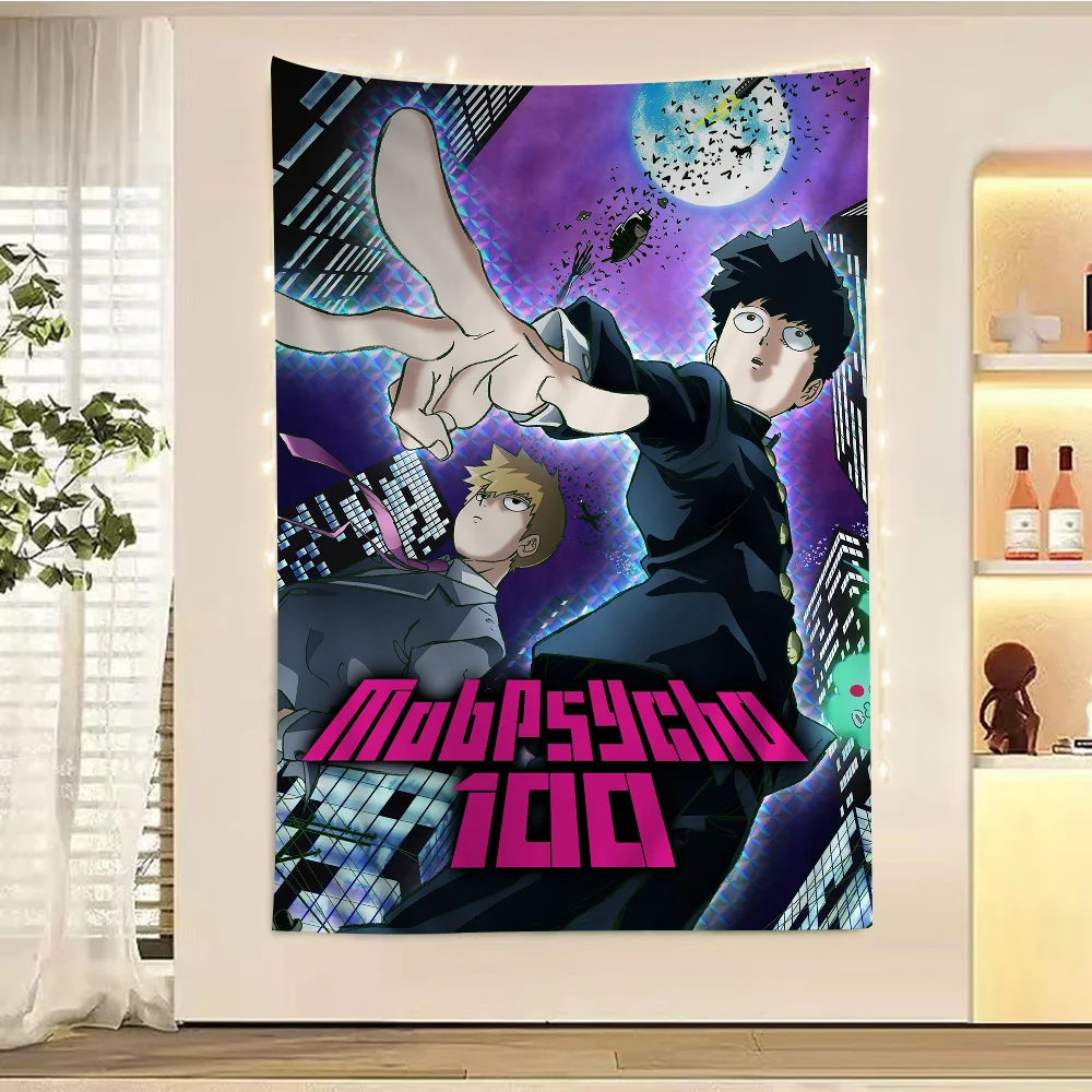 

Mob Psycho 100 Hippie Wall Hanging Tapestries For Living Room Home Dorm Decor Kawaii Room Decor