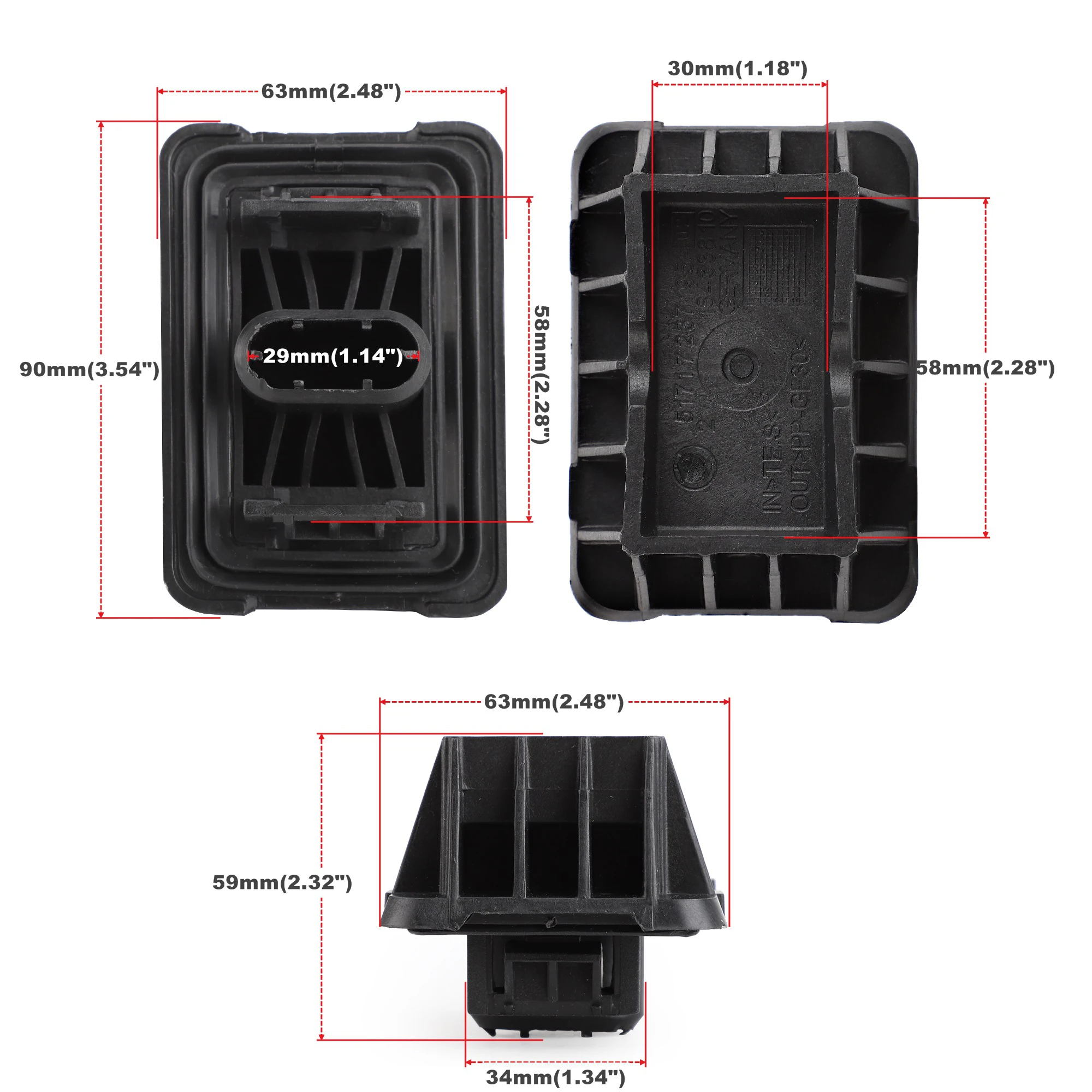 Bantalan Jack mobil di bawah bantalan dukungan untuk BMW 1 3 5 6 7ser X1 E81 E82 E87 E91E90 F10 F13 F01 F10 F07 F02 E84 51717237195