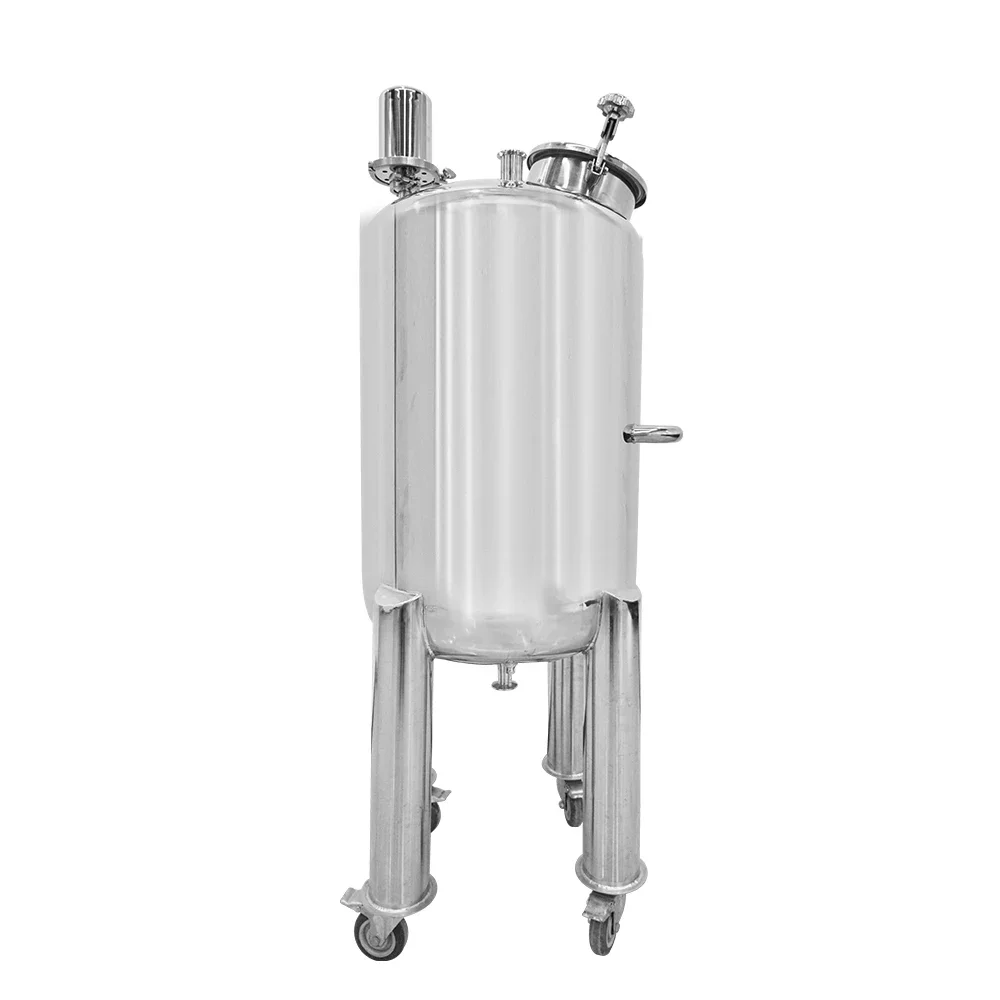 100L stainless steel tank 150L chemical cosmetics cream liquid edible oil milk wine water storage tank