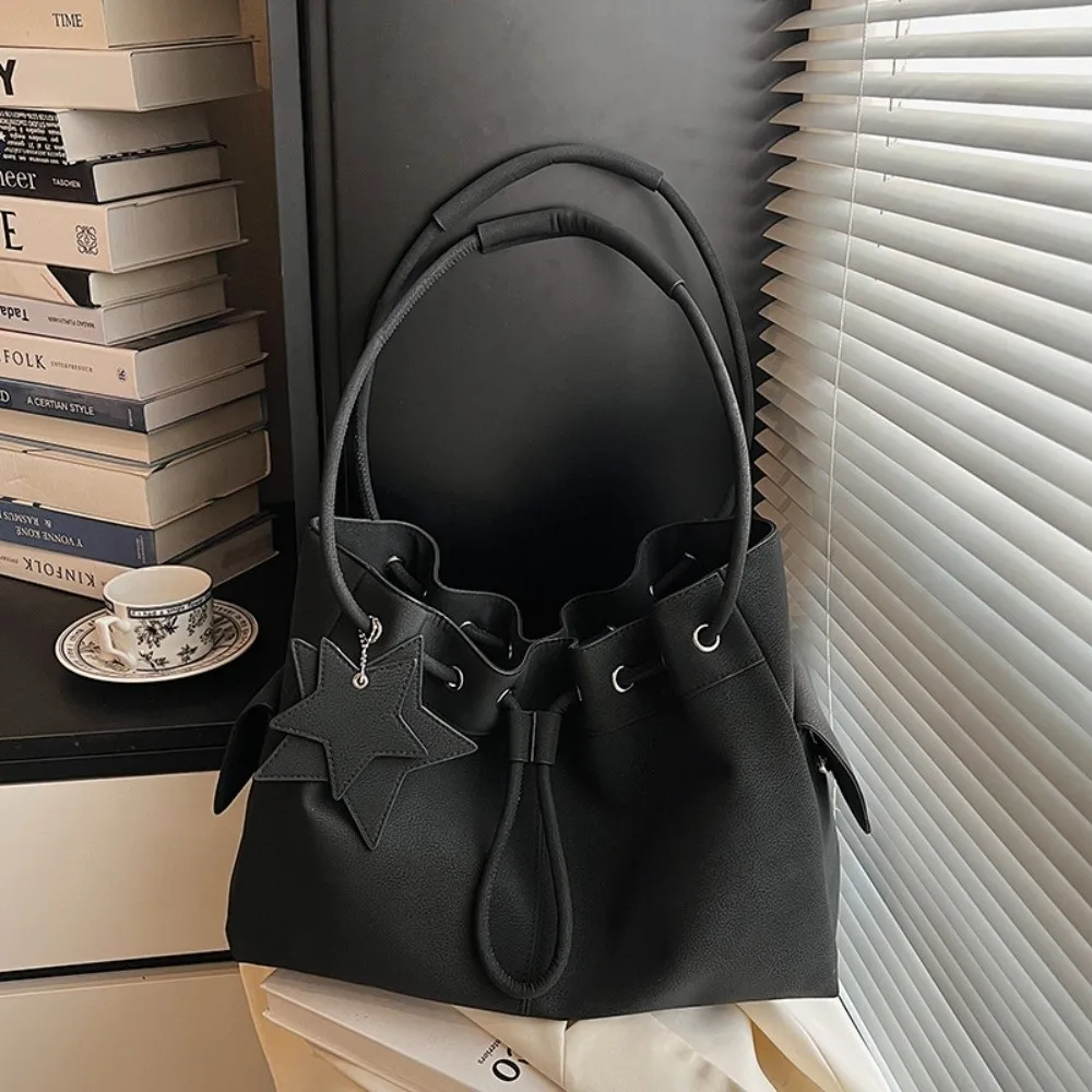 Fashion Large-capacity Tote Bag Soft PU Leather Shoulder Bag Crossbody Bags