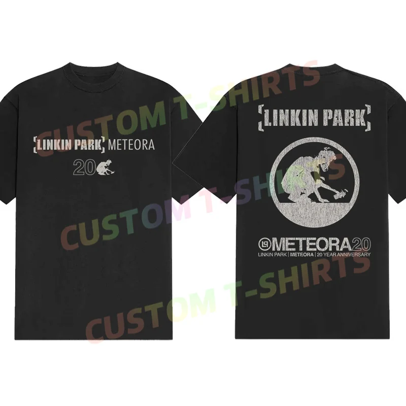 

2024 Men T Shirt Casual Linkin Meteora 20th Anniversary Park T-shirt Graphic Summer Sports 100% Cotton Streetwear S-3XL Cool Tee