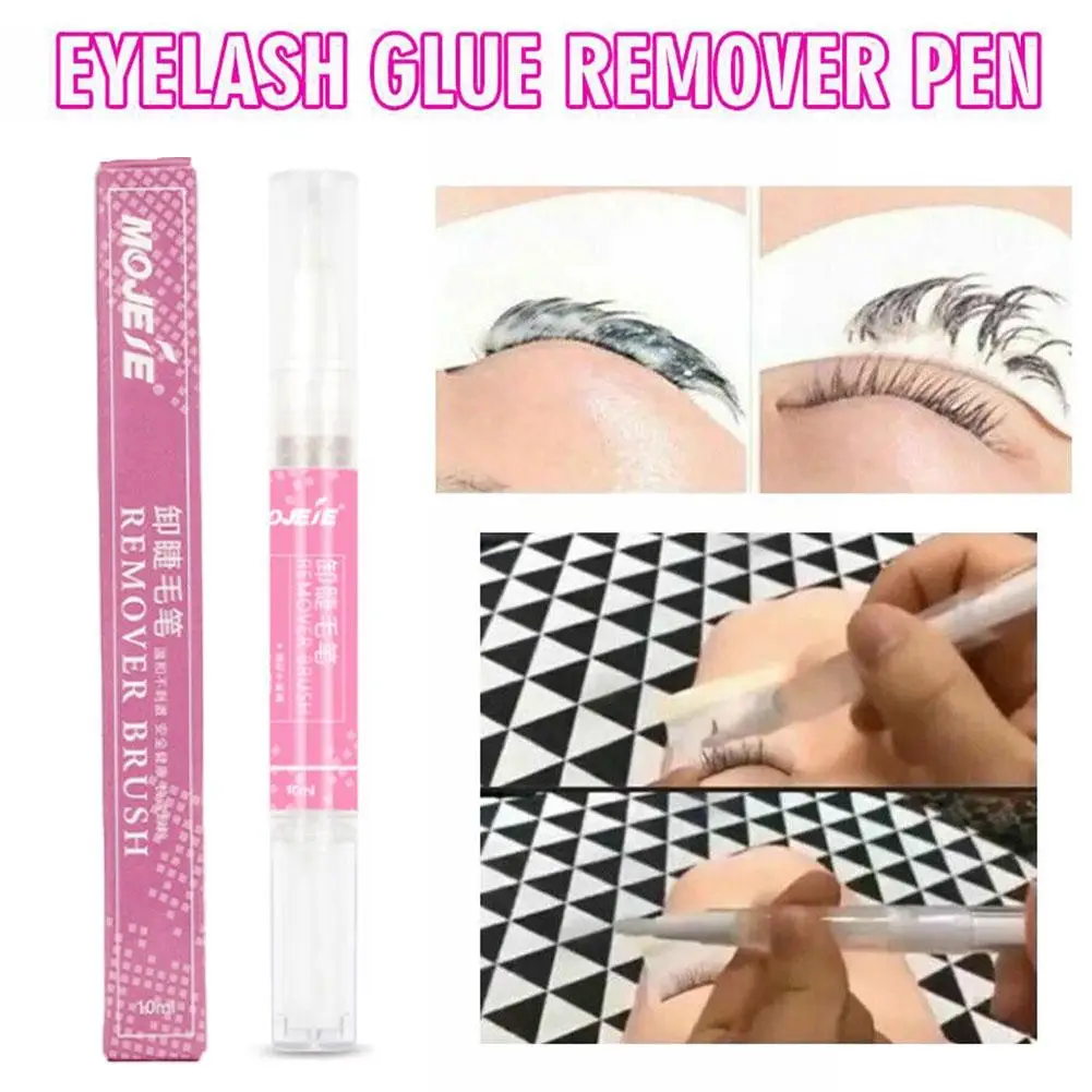 New Remover Brush Pen Eyelash Professional Extension Glue Remover trasparente Non irritante veloce conveniente strumento per la pulizia del trucco