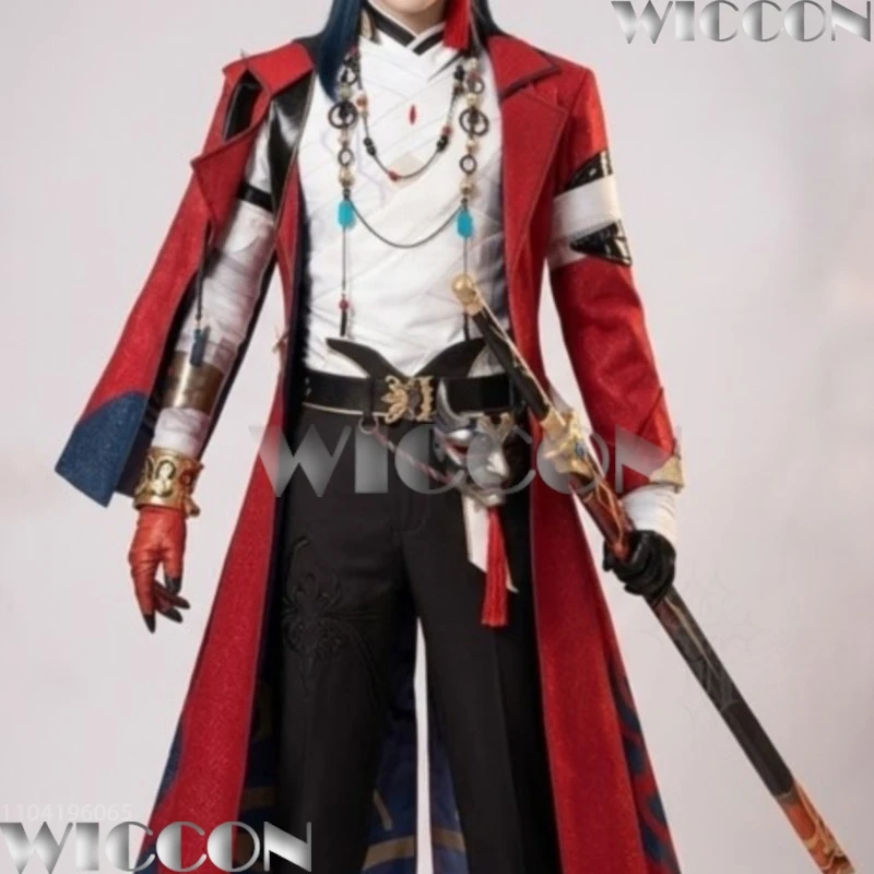 

Honkai Star Rail Two Realms Paradise Blade Cosplay Costume Men Anime Game Character Outfit For Halloween Party Navidad Carnaval