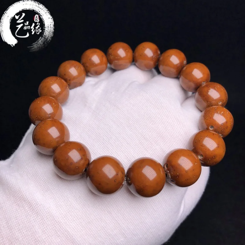 Wholesale Zi Jin Shu Perfect Circle Light Bead Bracelet Lucky Rat Bodhi Light Bead Bracelet A+Goods Lucky Rat14-18mm