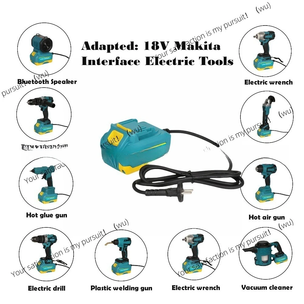40A Power Transformer Suitable for 18V Makita Power Tools Replace Matika Battery Pack 220VAC to 20VDC