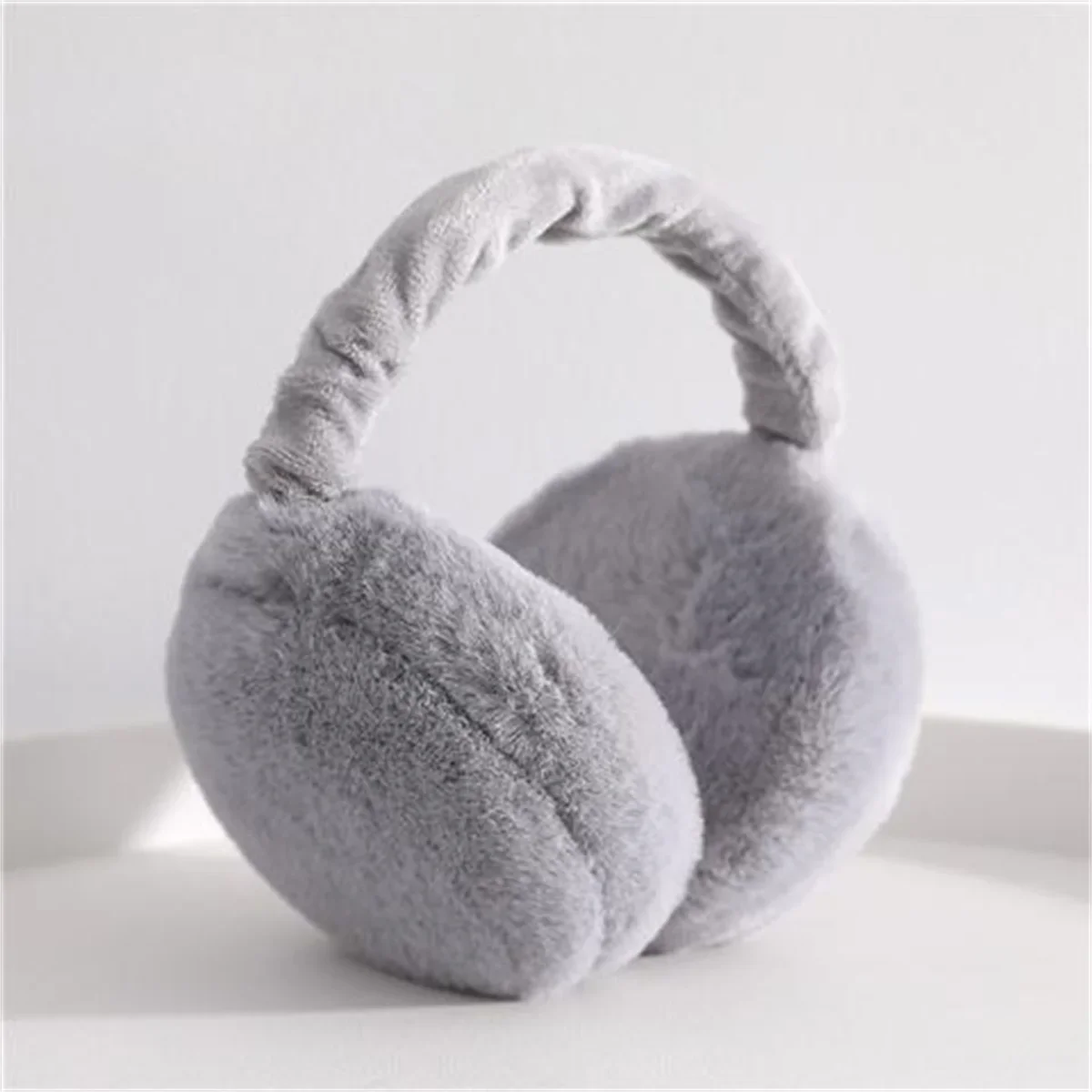 غطاء للأذنين همبرغر قابل للطي غطاء للأذنين دافئ وبارد غطاء للأذنين من القطيفة غطاء للأذنين شتوي لطيف مريح وقابل للطي