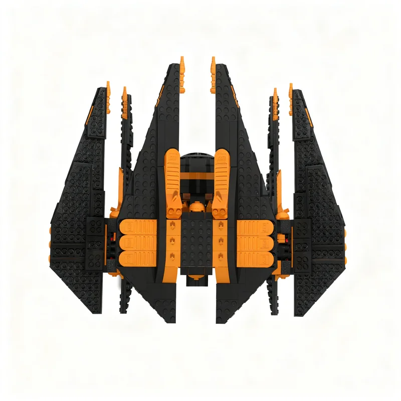 742pcs MOC Tie S Defender Star Battle Model Building Blocks Architecture Toy Christmas Gifts Education Idea Brick Birthday Kids