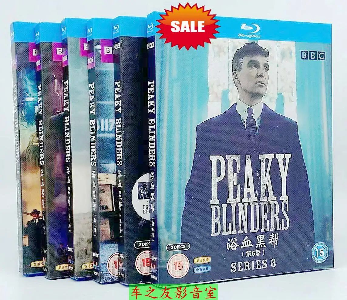 

BD Blu-ray High-Definition британский телесериал «Пики Блайндерс», сезоны 1–6, 11-дисковый бокс-сет
