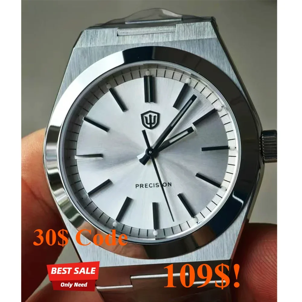 Watchdives WD0012 ساعة جديدة VH31 سويب كوارتز 37 مللي متر سليم 9.35 مللي متر ياقوت AR 100 متر مقاومة للماء سوبر لومينوفا BGW9 ساعات