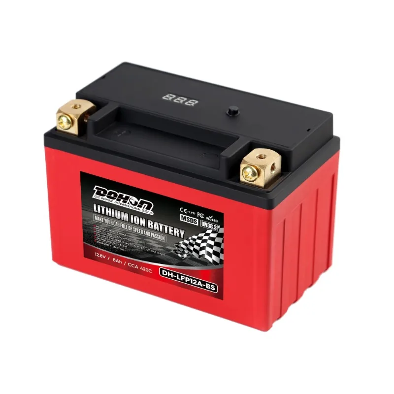 

High Power Motorcycle Battery Lithium LifePO4 12.8V 12A-BS 8AH 9AH 13AH for ATV Scooter Dirt Bike