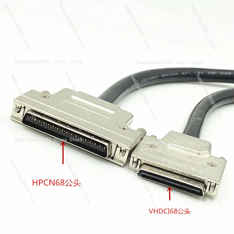 

Custom SCSI Cable HPCN68 Male to VHDCI68 Male 68-Pin High-Speed Data Transfer