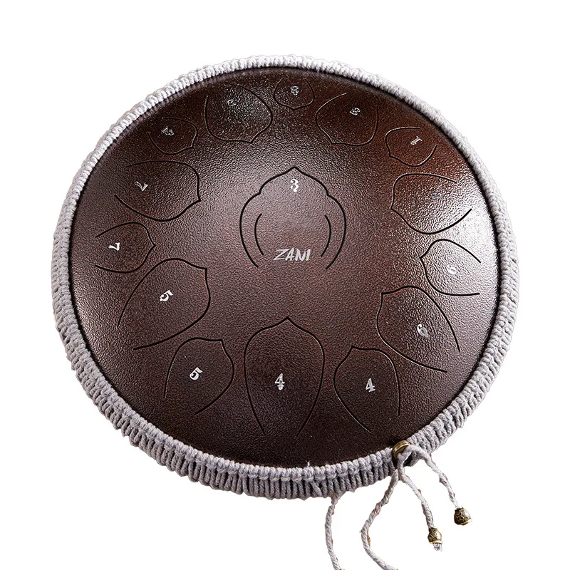 

Hooqu Wholesale Percussion Instrument Handpan Drum 14 Inch Steel Tongue Drum