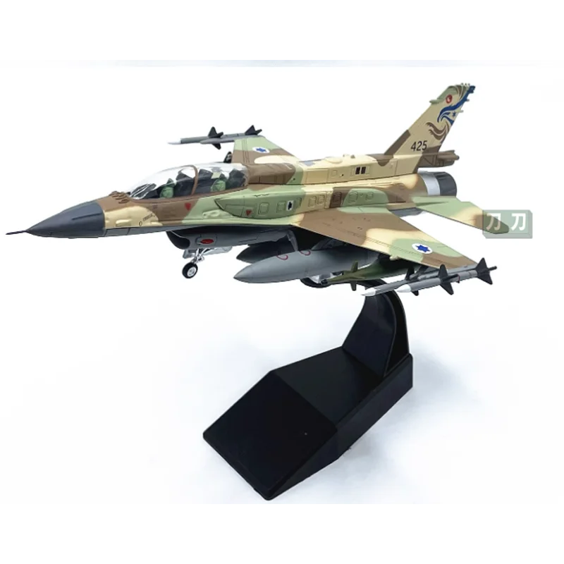 Escala 1:72 F16I Storm Fighter F-16 modelo de avión simulación de aleación del AMER terminado