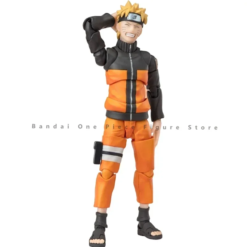 In Stock Original Bandai Naruto SHF Uzumaki Action Figures Genuine Collector Hobby Anime Gifts for kids Toys Model  Animation