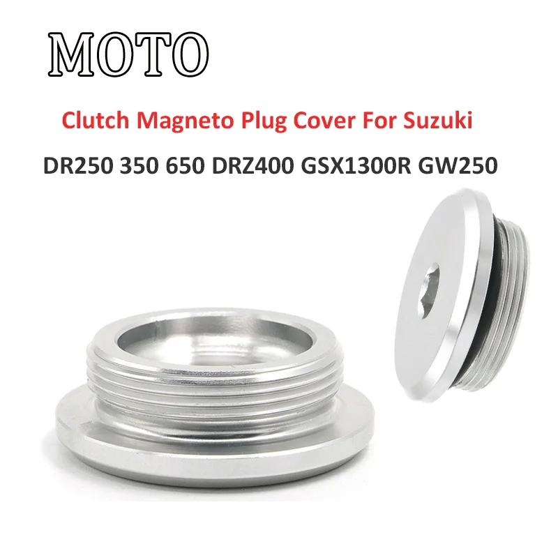 Motorcycle Engine Crankshaft Crank Cap Clutch Magneto Plug Cover For Suzuki DR250 350 650 DRZ400 GSX1300R GW250 09259-36016-20H