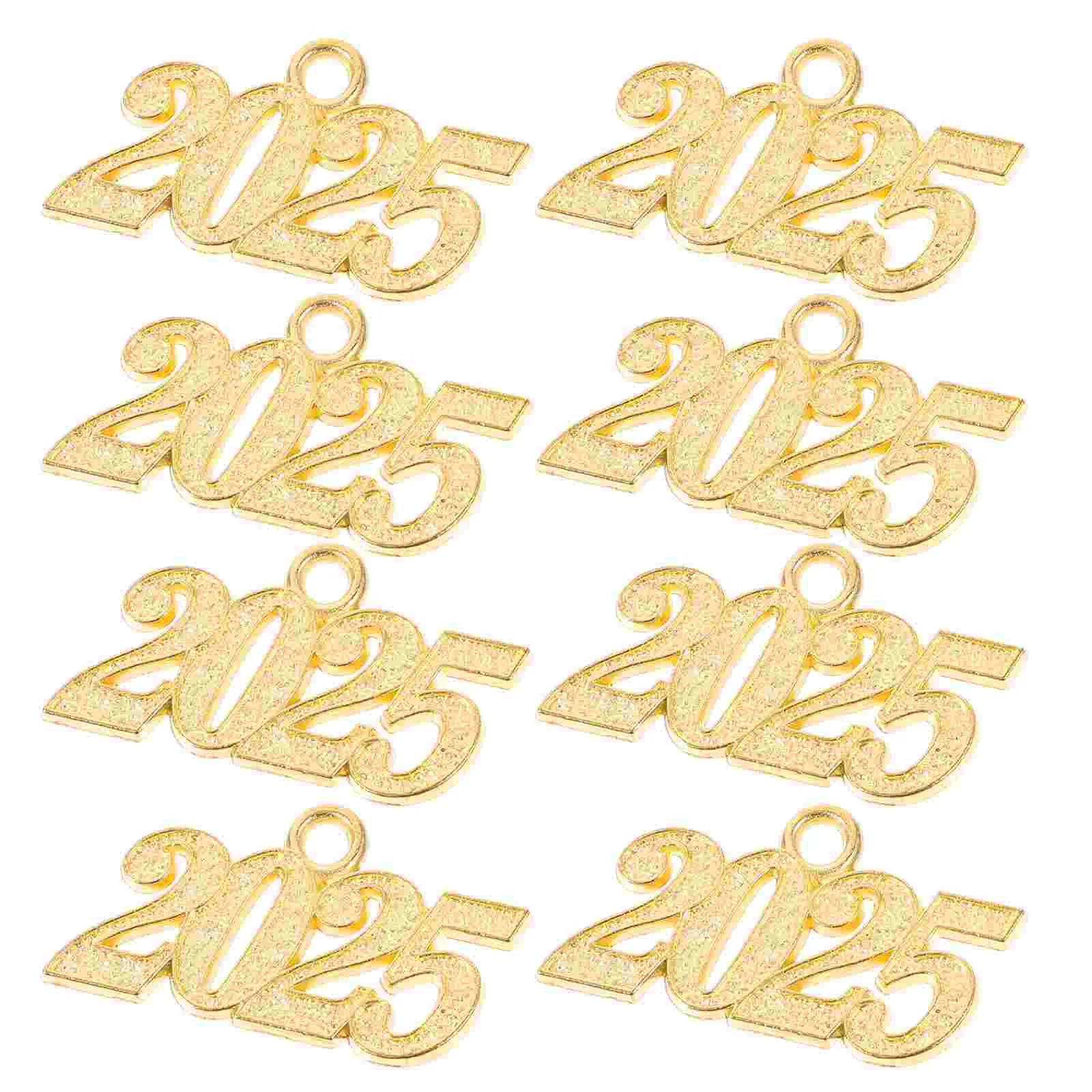 Graduation Party Favors 2025 Pendant DIY Charms Material Golden Jewelry Accessories