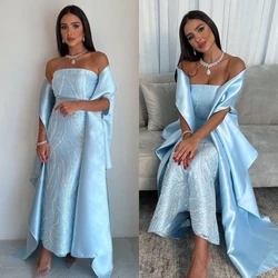 Customized Exquisite Strapless Mermaid Anke Length es Sequin Stole S Formal Occasion Gown birthday dress for women vestido