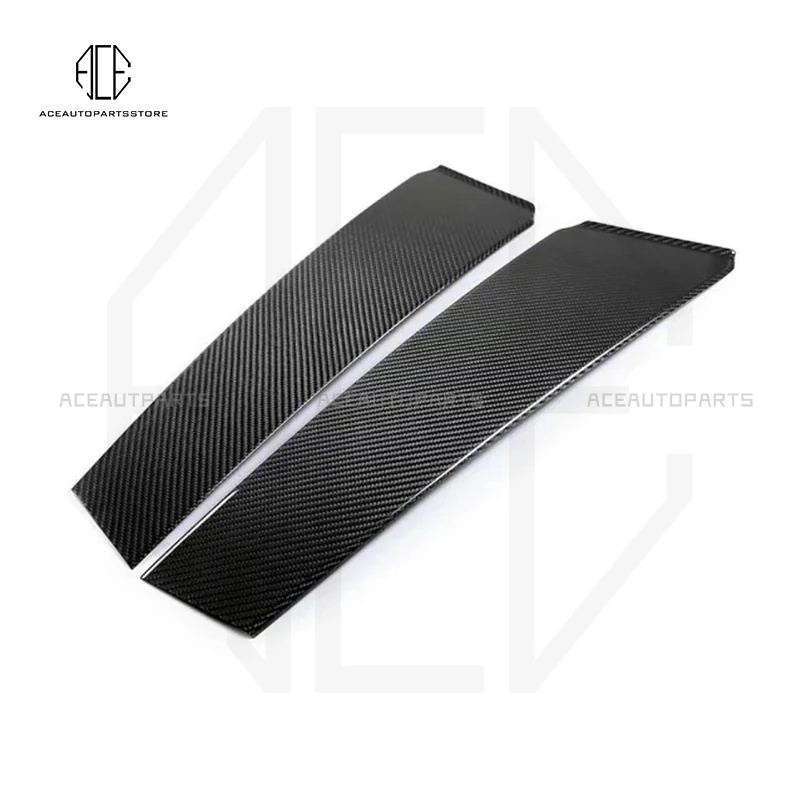 Real Carbon Fiber For Maserati Ghibli Quattroporte Side B C Pillar Decoration Trim Car Styling 3M Tape Add On door column