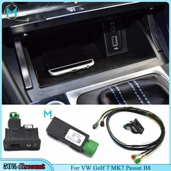 5Q0035726E 5Q0 035 726 E para VW Golf 7 MK7 VII para Passat B8 CarPlay Media USB AUX Switch MIB2 MDI USB AMI adaptador de enchufe