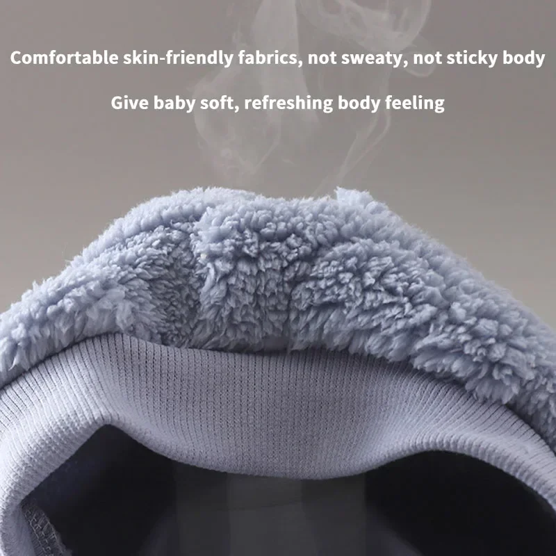 طقم كنزات وسراويل صوف دافئة للأطفال ، ملابس أطفال بنات ، ملابس أطفال ، ملابس أولاد ، بلوزات ، خريف ، شتاء ، 2 #6