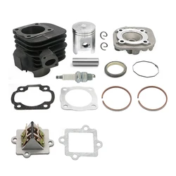 Cylinder Top End Kit Fan Cover Spark Plug Reed Valve Gasket For Polaris Sportsman Scrambler Predator 90 ATV Parts