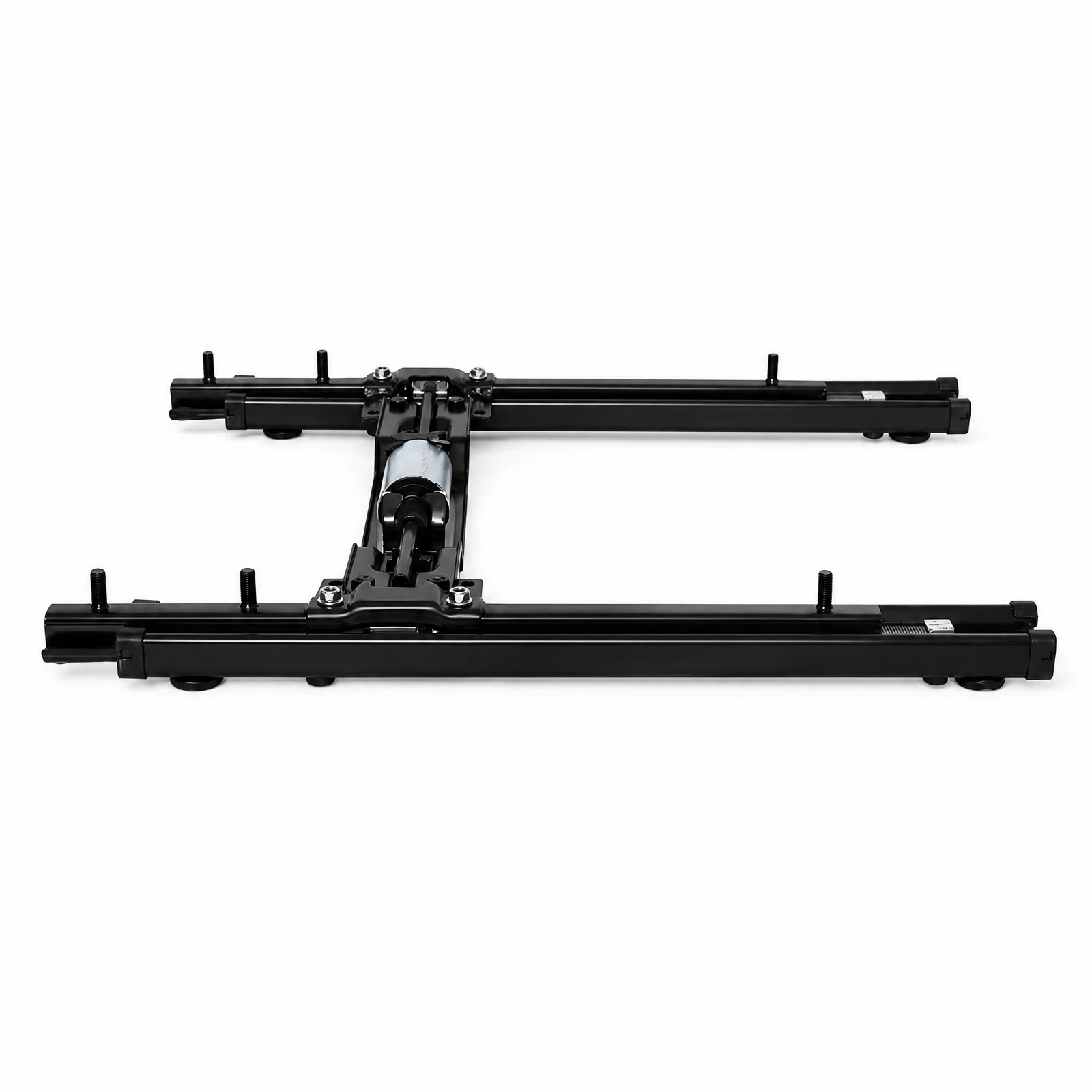 Low Profile Seat Adjustment Rail Assembly with Electric Drive for RV Business Van Passenger Interior Conversion