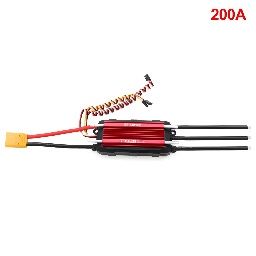 ROCKET-RC POWERFUL BOAT ESC/ESC-HV New 32-Bit Brushless ESC 70A/90A/105A/130A/130A HV/160A HV/200A Fully Waterproof for RC Boat