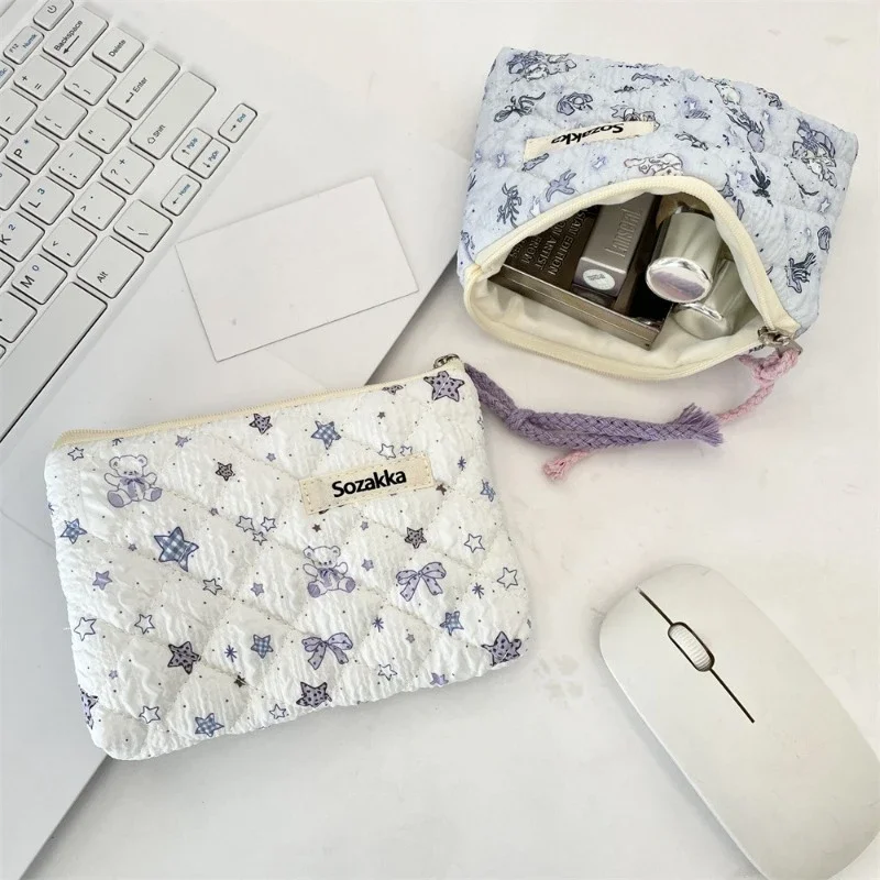 Kids Accessories Fashion Canvas Coin Mooney Bag Cartoon Jellyfish Colorful Dog Print Cute Wallet Creative Kids Mini Coin Bags