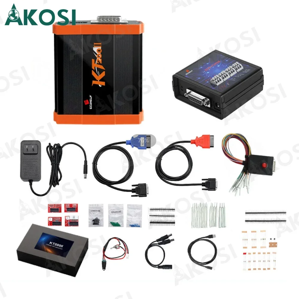 KT200 II Tool Full Version Add New License TCU Support Multiple Protocols Bench BOOTJTAG OBD BDM Ecu Programmer Master KT200 2