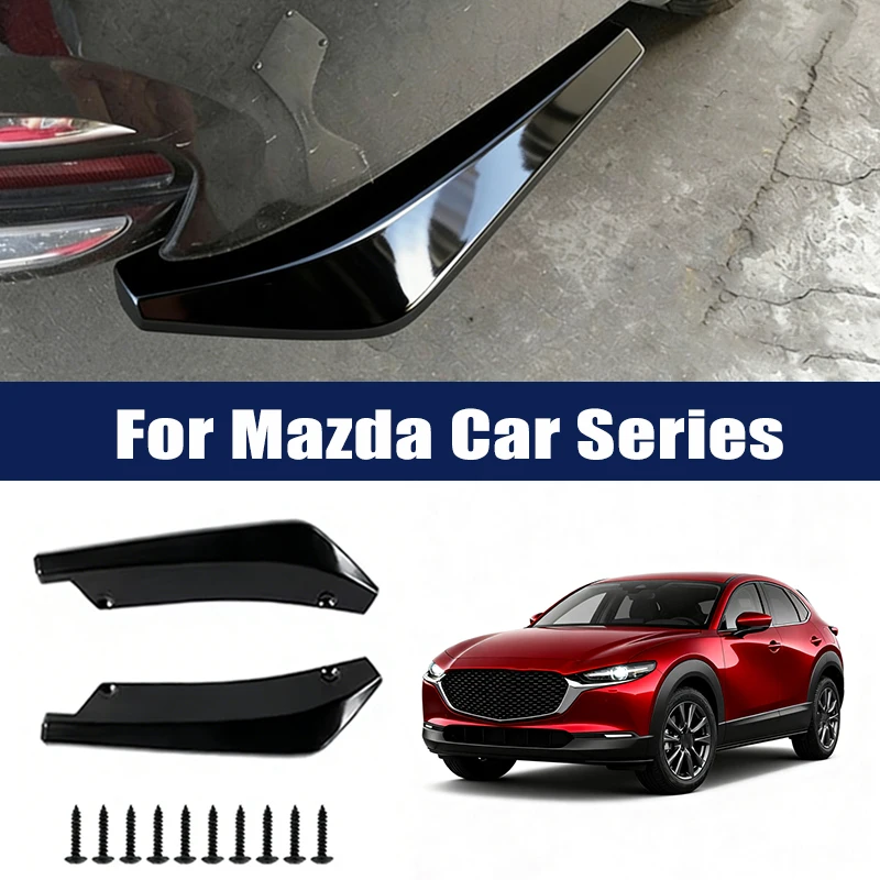 

Car Rear Bumper Lip Diffuser Splitter Spoiler Scratch Protector For Mazda 3 6 CX3 CX5 CX7 CX9 MX5 Miata RX8 CX30 CX50 BT50