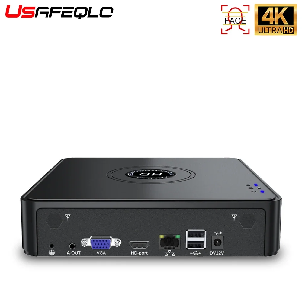 

H.265 CCTV NVR 8CH 9CH 16CH 32CH для 2MP 5MP 4K IP-камеры с поддержкой обнаружения человеческого лица видеорегистратор Система безопасности XMEYE