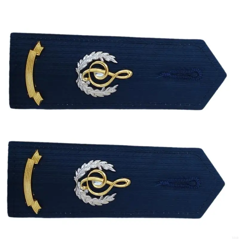 Choir Uniforms Decorative Epaulettes Fade Resistant Embroidery Epaulets Y08E