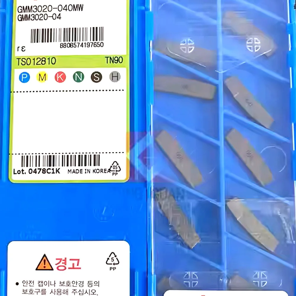 100% 오리지널 엔드밀 커터 GMM3020-040MW GMM3020-040MS GMM2020R-MT-15D KW10 CNC 밀링 머신 슬롯팅 블레이드 비트 금속용