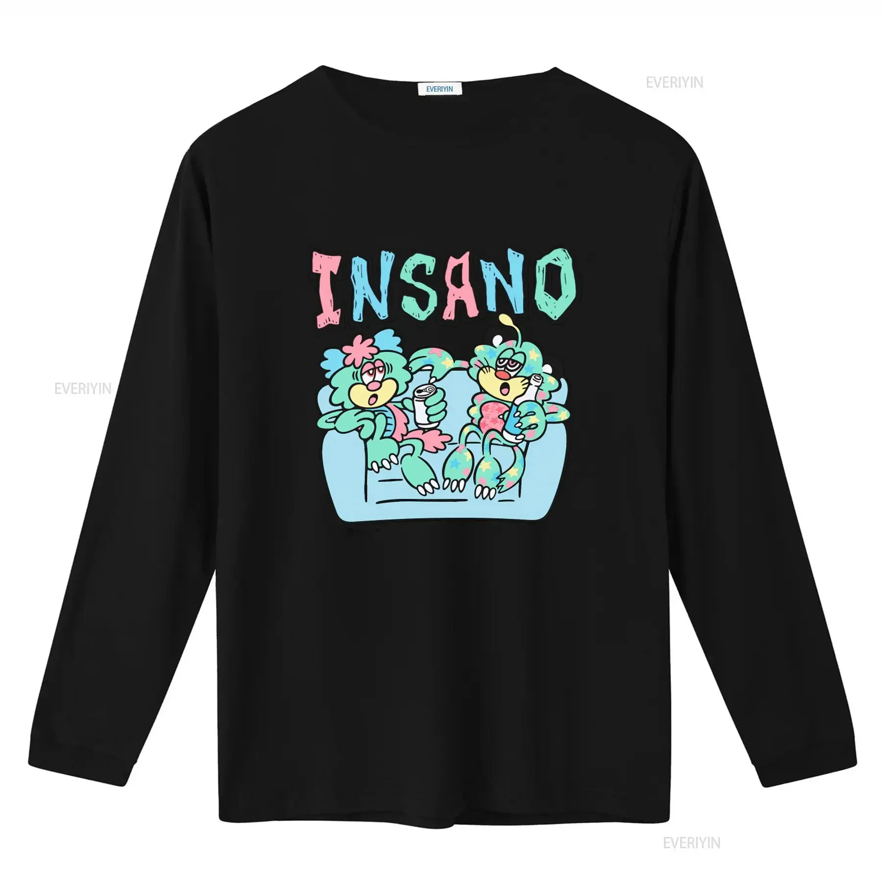 Insano Kizzy Visty T Shirt Design By Verdy Men's Japanese Style XXL Size vintage Washed Slightly graphic Stretched Breathable