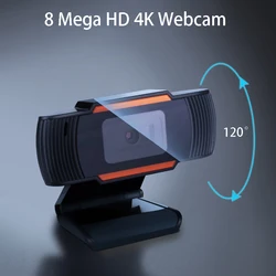 720P/1080P/4K Webcam HD Web Cam with Microphone for PC Auto Focus USB Camera Laptop Computer for Live Streaming,Video Calling
