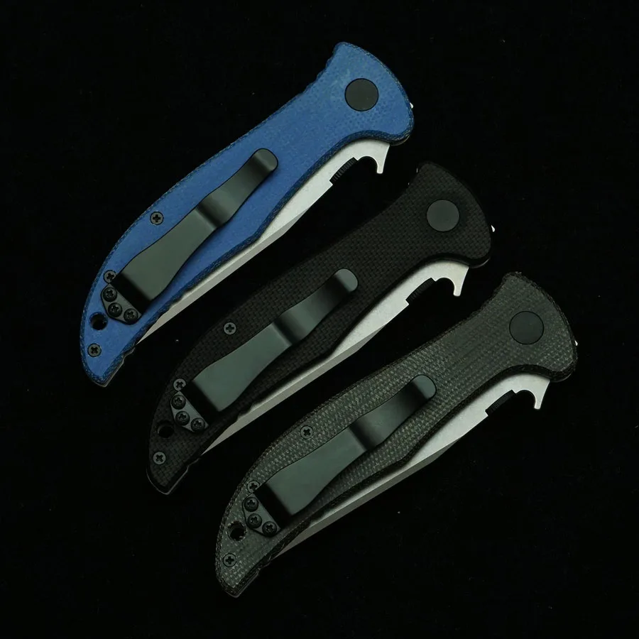 2025 جديد إيمرسون شهم جيم ريال 14c28 شفرة G10 الصلب مقبض النحاس طوقا التخييم الصيد الصيد EDC أداة سكين للفرد