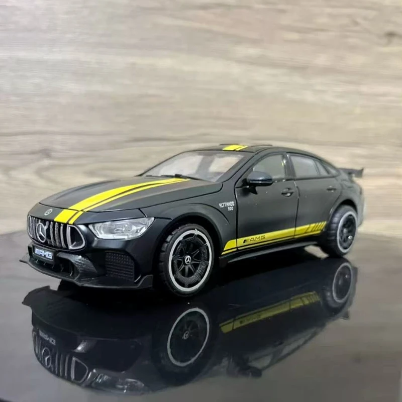 

1:24 Mercedes Benz AMG GT63 Sports car Simulation Diecast Metal Alloy Model car Sound Light Pull Back Collection Kids Toy Gift