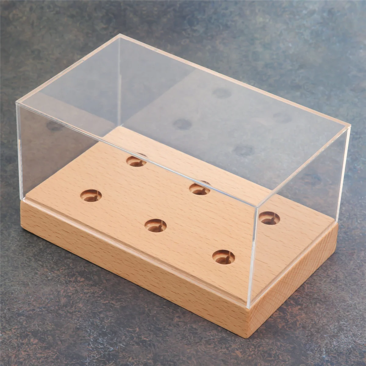 Caja de almacenamiento de cubierta de reproductor de discos de vinilo, soporte de Phono, protección contra el polvo