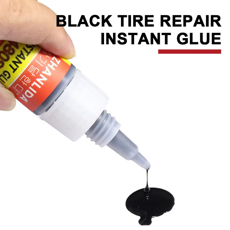 SEAMETAL Car Motorcycle Bicycle Tire Repairing Glue Car Seal Strip Repair Glue Agent Emergency Portable Tyre Repair Instant Glue