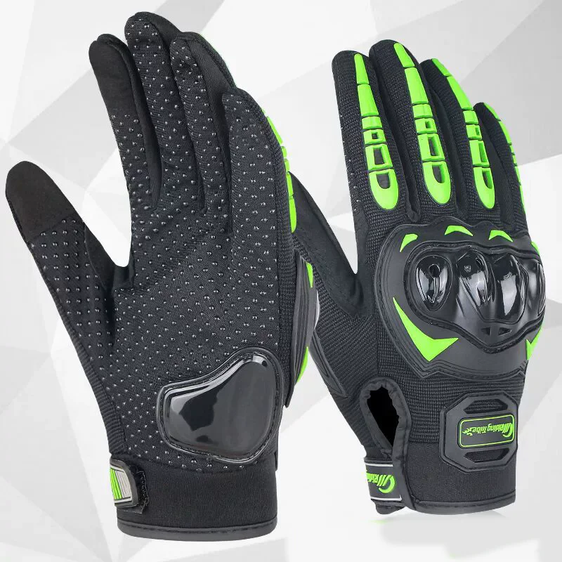 Spring Men's Motorcycle Biker Gloves Riding Tribe Moto Accessories Mesh Anti Slip Touch Screen Gloves