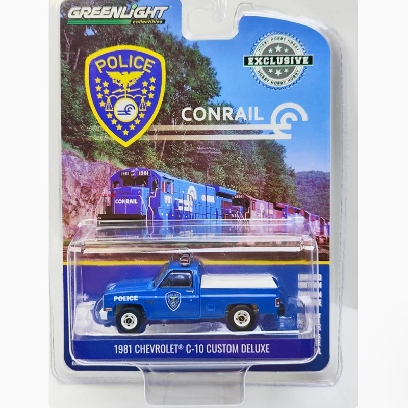 Greenlight 1:64 Scale 1981 Chevrolet’s C-10 Custom Deluxe Pickup Truck Alloy Car Model Collection Display Ornament Toy Gift