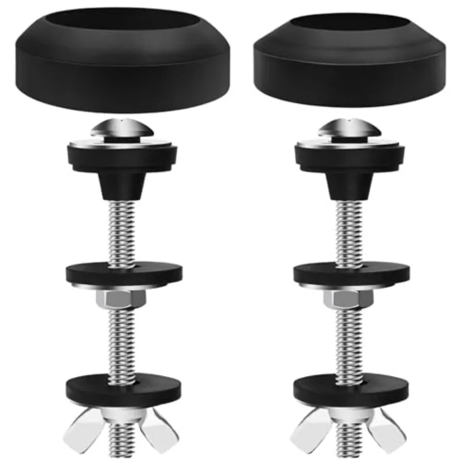 

Universal Toilet Tank to Bowl Gaskets Kit, 2PCS 2.75'' Heavy Duty Toilet Tank Bolts Replacement, Fits Most 2-Inch and 3-Inch Le