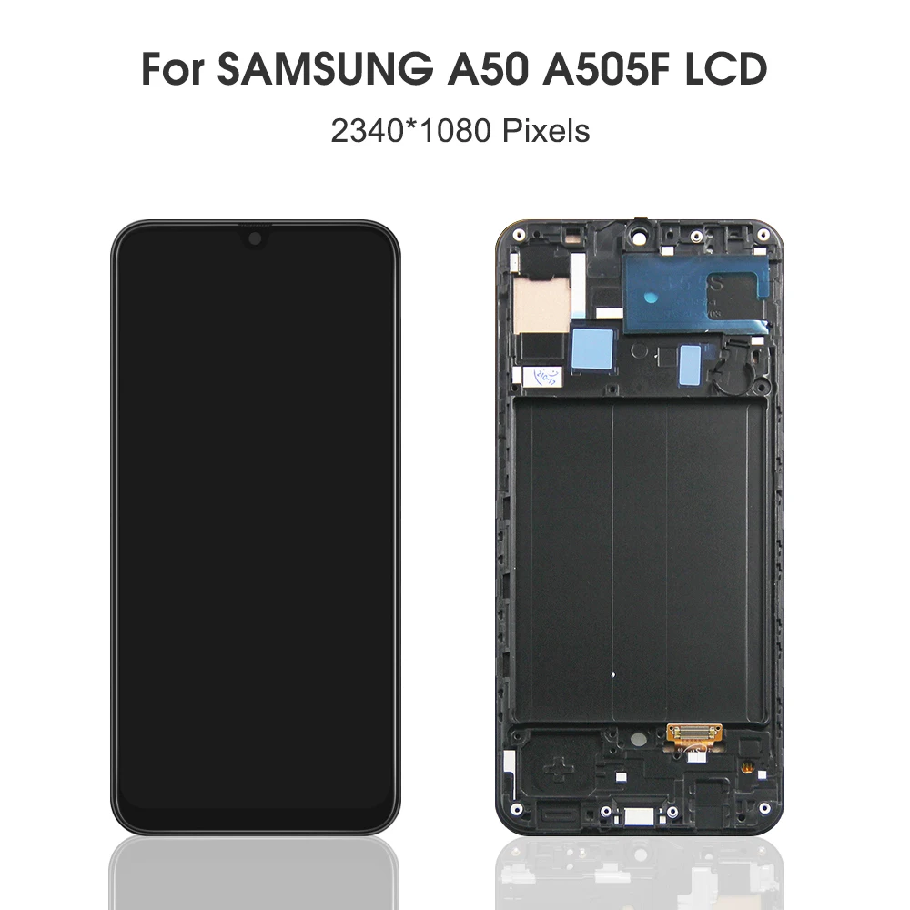 A50 For Samsung Tested A505F A505G A505W A505X A505G A505N LCD Display Touch Screen Digitizer Assembly Replacement