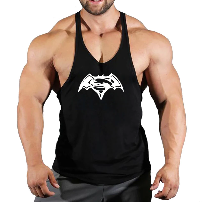 

Mens Underwear Sleeveless Tank Top Print Muscle Vest Undershirts Running Sport T-shirt men's vest bodybuilding Men's tank top