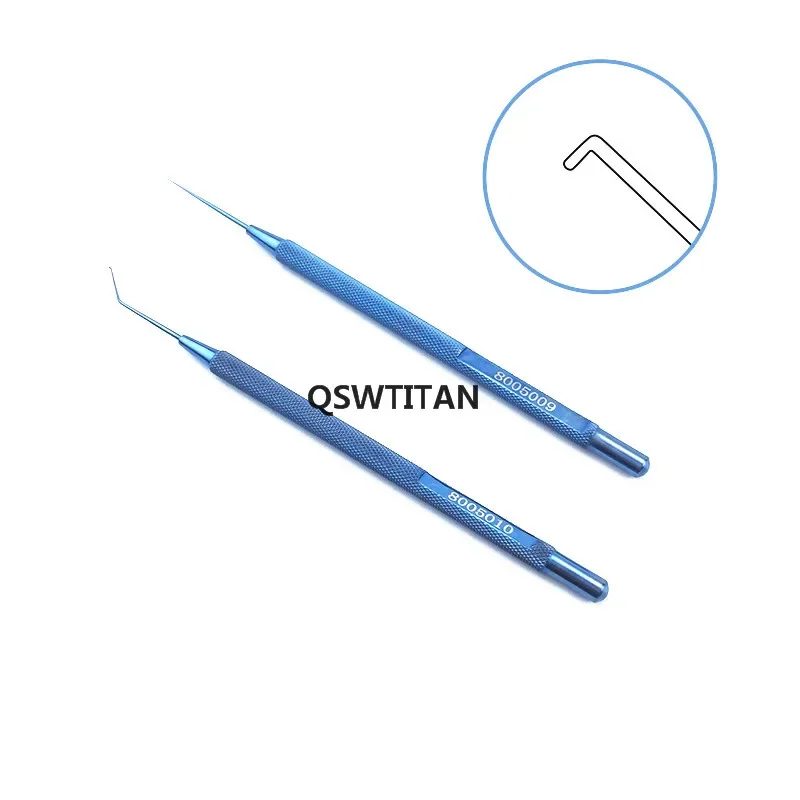 Ophthalmic Sinskey Lens Titanium Manipulating Hook Blunt Tip Ophthalmic Practice Surgical Instrument