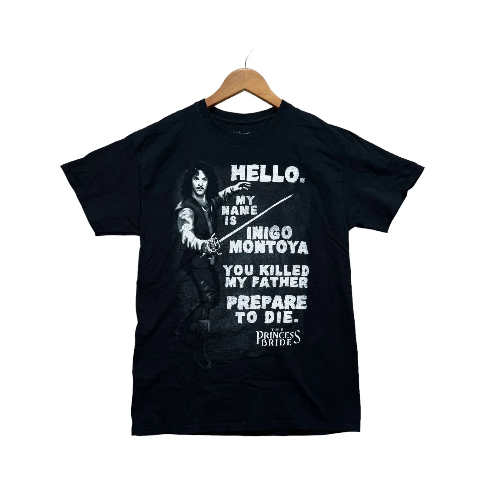 Футболка Inigo Montoya Princess Bride из фильма 90-х, черная, Killed Father 00s, размер M