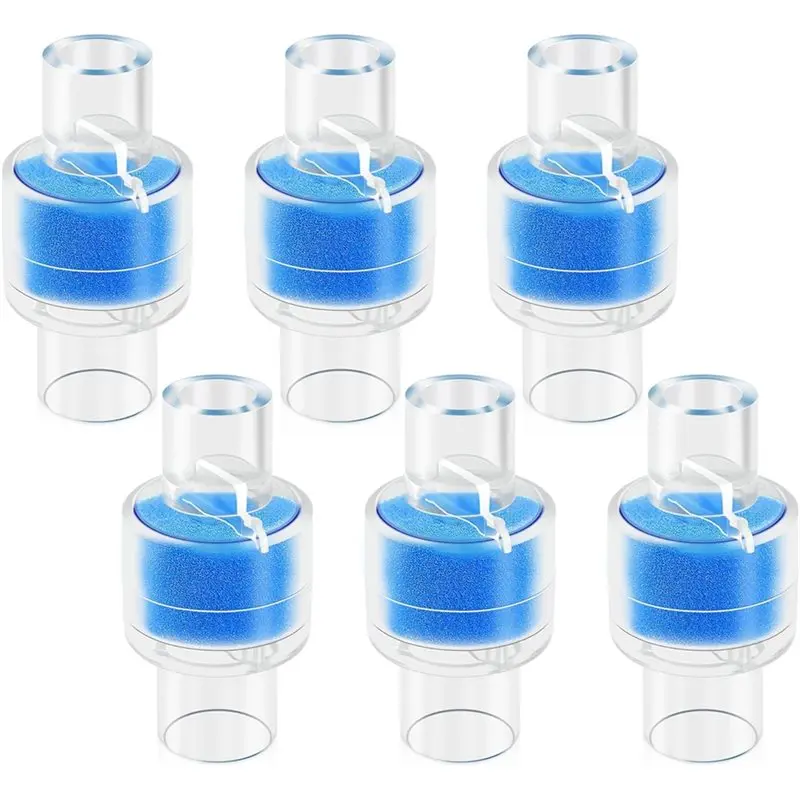 【24H SALE】For HME Z1, Z2 Heat Moisture Exchange Filter Replacement 6-Pack 22Mm Tubing Humidification Solution Fit